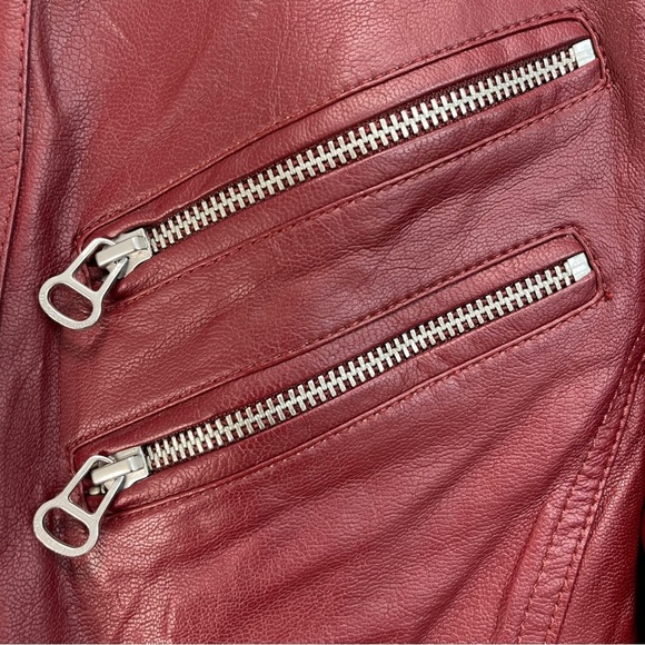 Women’s Wilson Cycle Leather Motorcylce Jacket - Picture 3 of 12